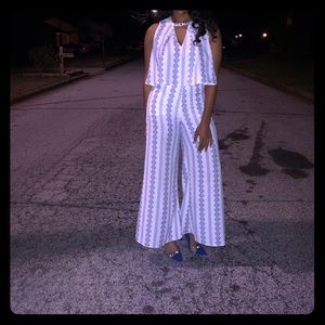 Flare pants two piece set